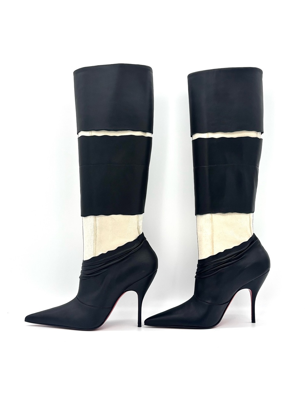 Christian Louboutin x Maison Margiela Xrismarteen 100 Knee High Boots 37 - Picture 5 of 9
